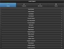 Tablet Screenshot of lewisengraving.com